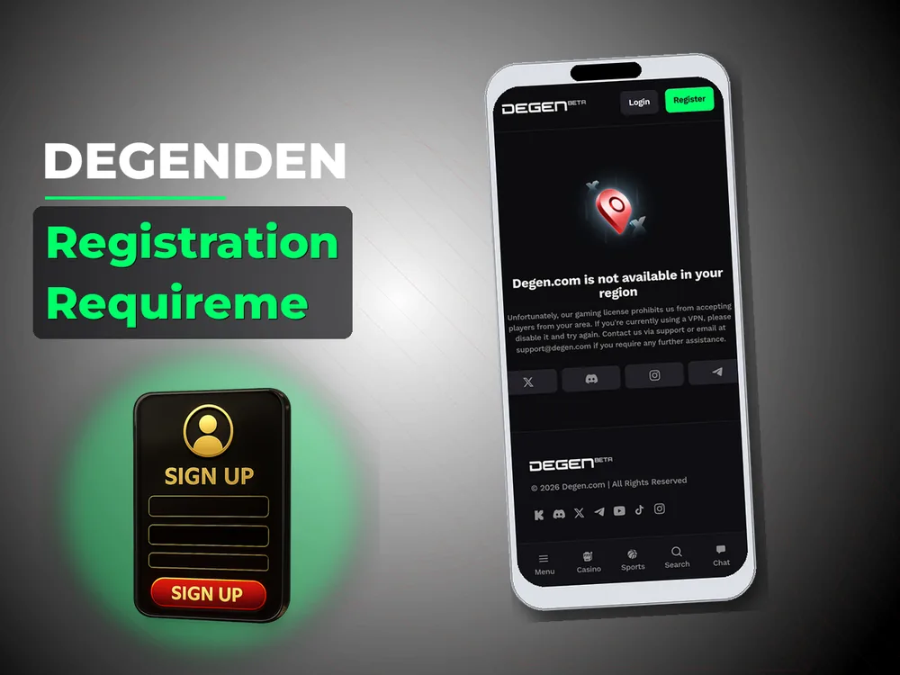 Degenden - Registration Requireme