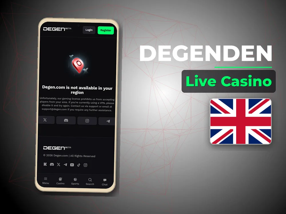 Degenden - Live Casino